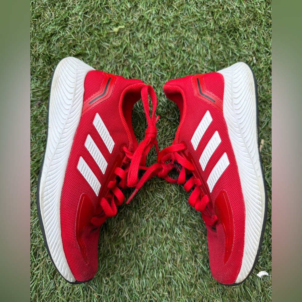 Adidas Runfalcon 2.0 J 'Vivid Red' GZ7416 Red Sneakers Kids size 12.5K 30.5 EU